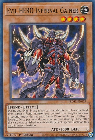 Evil HERO Infernal Gainer (Common) [LDS3-EN023-C]