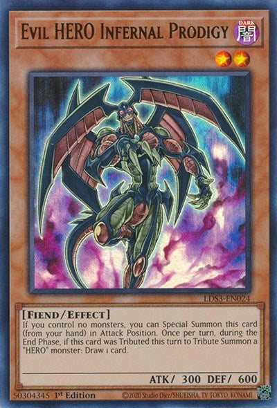 Evil HERO Infernal Prodigy (Ultra Rare) [LDS3-EN024-UR]