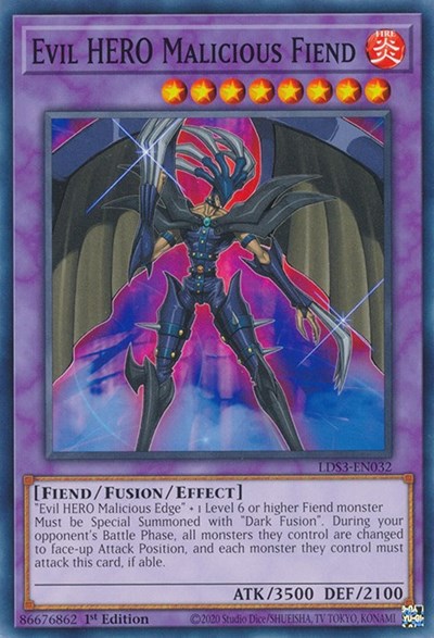 Evil HERO Malicious Fiend (Common) [LDS3-EN032-C]