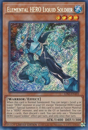 Elemental HERO Liquid Soldier (Secret Rare) [LDS3-EN103-SeR]
