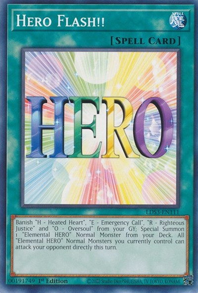 Hero Flash!! (Common) [LDS3-EN111-C]