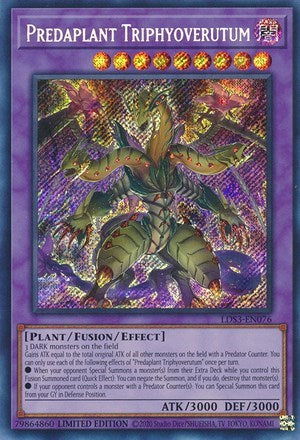Predaplant Triphyoverutum (Secret Rare) [LDS3-EN076-SeR]