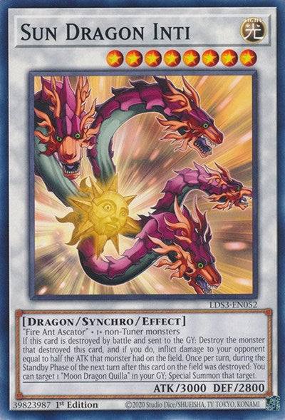 Sun Dragon Inti (Common) [LDS3-EN052-C]