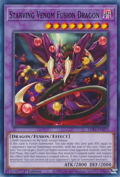 Starving Venom Fusion Dragon (Common) [LDS3-EN073-C]