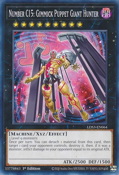 Number C15: Gimmick Puppet Giant Hunter (Common) [LDS3-EN064-C]