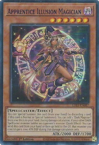 Apprentice Illusion Magician (Ultra Rare) (Blue) [LDS3-EN087-UR-B]