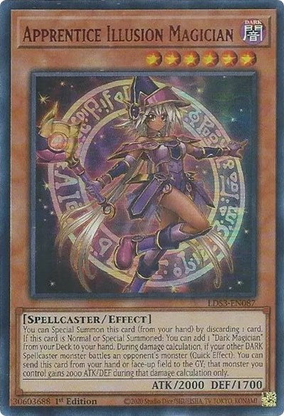 Apprentice Illusion Magician (Ultra Rare) (Red) [LDS3-EN087-UR-R]