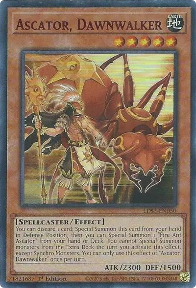 Ascator, Dawnwalker (Ultra Rare) (Red) [LDS3-EN050-UR-R]