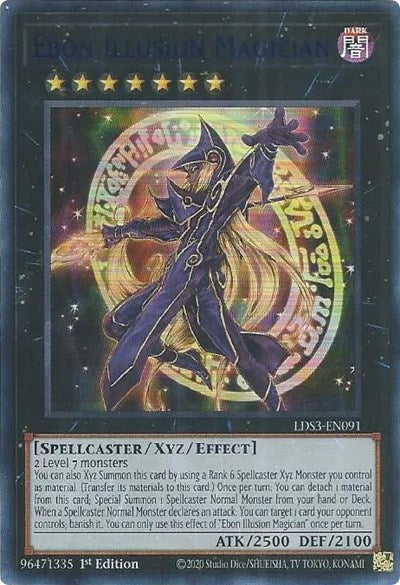 Ebon Illusion Magician (Ultra Rare) (Blue) [LDS3-EN091-UR-B]