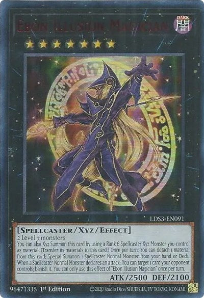 Ebon Illusion Magician (Ultra Rare) (Red) [LDS3-EN091-UR-R]