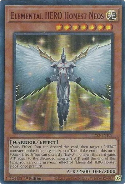 Elemental HERO Honest Neos (Ultra Rare) (Red) [LDS3-EN102-UR-R]