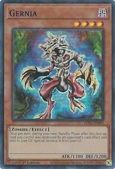 Gernia (Ultra Rare) (Blue) [LDS3-EN004-UR-B]