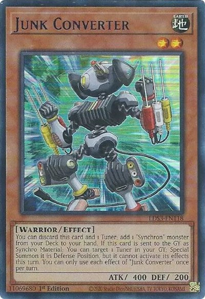Junk Converter (Ultra Rare) (Blue) [LDS3-EN118-UR-B]