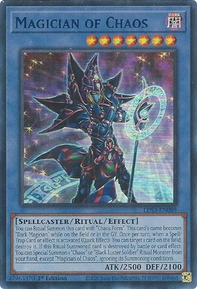 Magician of Chaos (Ultra Rare) (Blue) [LDS3-EN089-UR-B]