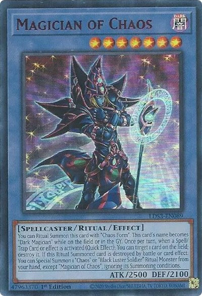 Magician of Chaos (Ultra Rare) (Red) [LDS3-EN089-UR-R]