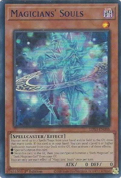Magicians' Souls (Ultra Rare) (Blue) [LDS3-EN088-UR-B]