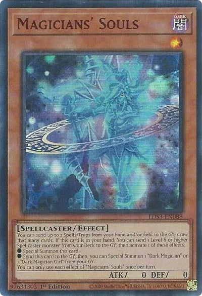 Magicians' Souls (Ultra Rare) (Red) [LDS3-EN088-UR-R]