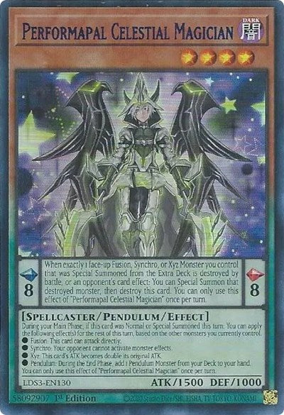 Performapal Celestial Magician (Ultra Rare) (Blue) [LDS3-EN130-UR-B]