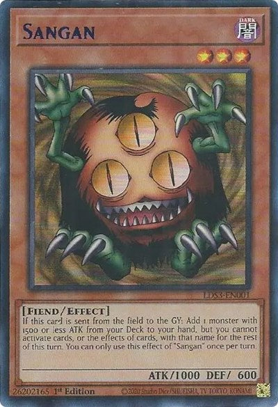 Sangan (Ultra Rare) (Blue) [LDS3-EN001-UR-B]