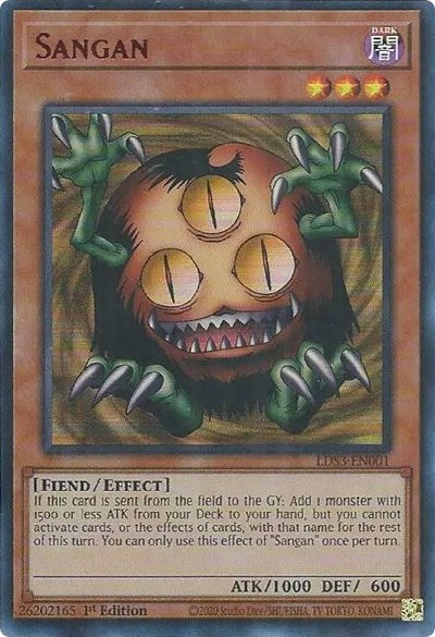 Sangan (Ultra Rare) (Red) [LDS3-EN001-UR-R]