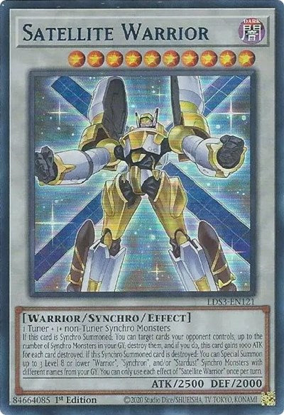 Satellite Warrior (Ultra Rare) (Blue) [LDS3-EN121-UR-B]