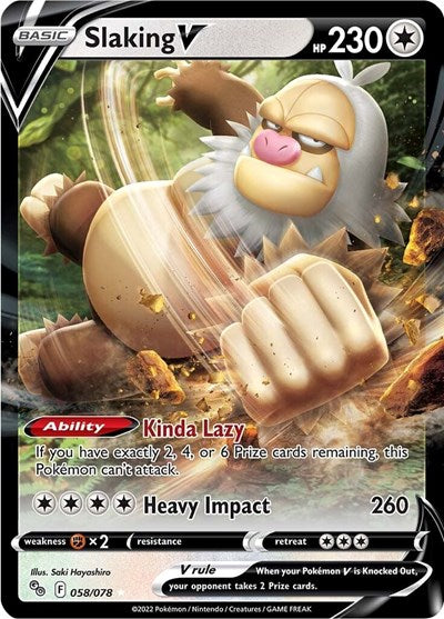 Slaking V - 058/078 (Ultra Rare) [PGO-058-UR]
