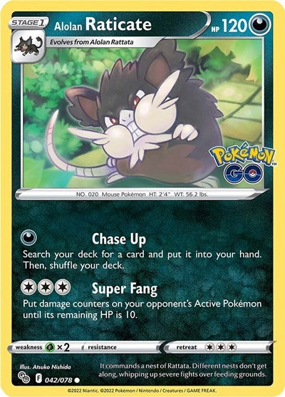 Alolan Raticate - 042/078 (Common) [PGO-042-C]