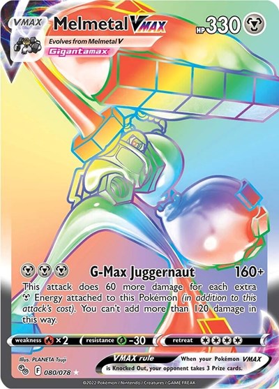 Melmetal VMAX - 080/078 (Secret Rare) [PGO-080-SR]