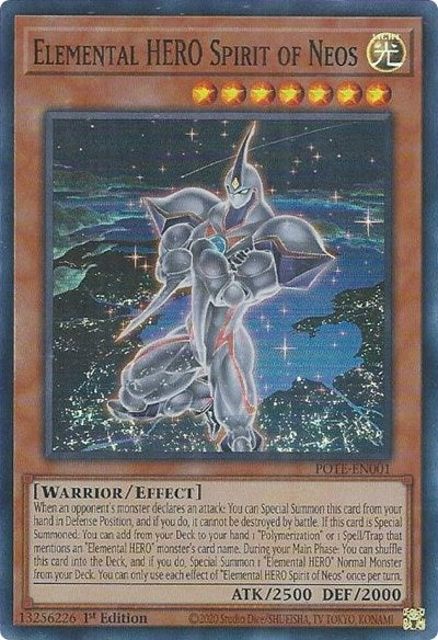 Elemental HERO Spirit of Neos (Super Rare) [POTE-EN001-SuR]
