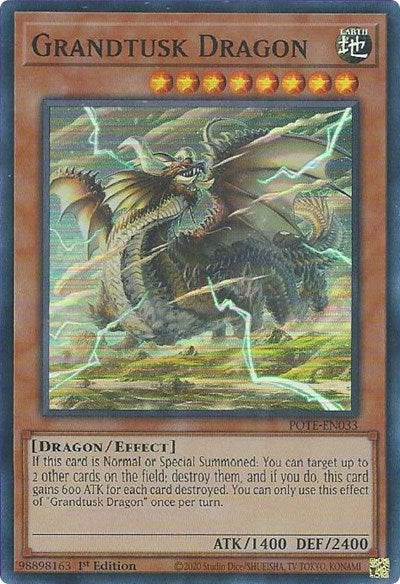 Grandtusk Dragon (Super Rare) [POTE-EN033-SuR]