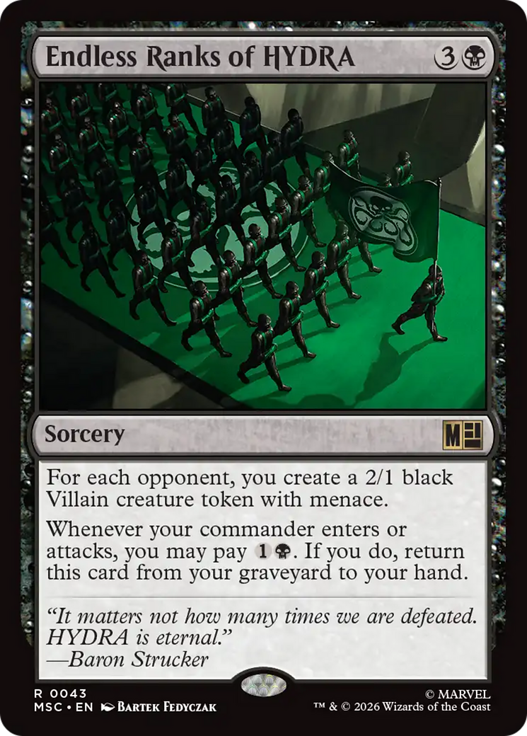 Endless Ranks of HYDRA [MSC-43]