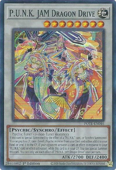 P.U.N.K. JAM Dragon Drive (Super Rare) [POTE-EN046-SuR]