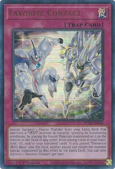 Favorite Contact (Ultra Rare) [POTE-EN069-UR]