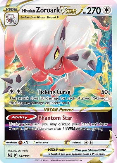 Hisuian Zoroark VSTAR - 147/196 (Ultra Rare) [LOR-147-UR]