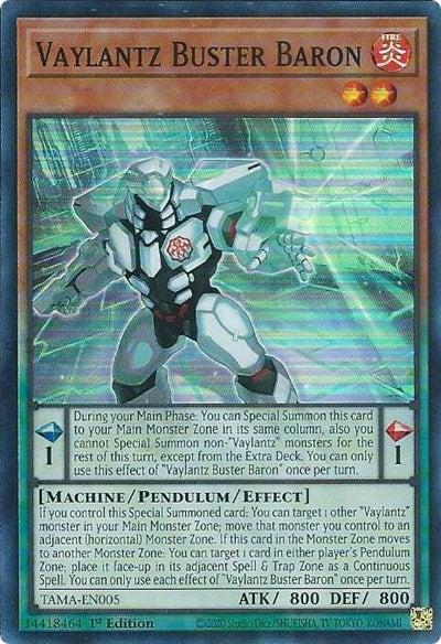Vaylantz Buster Baron (Super Rare) [TAMA-EN005-SuR]