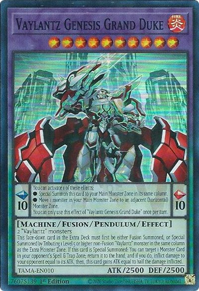 Vaylantz Genesis Grand Duke (Super Rare) [TAMA-EN010-SuR]