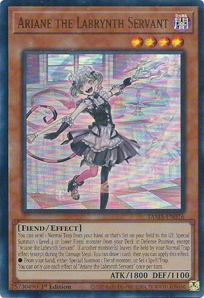 Ariane the Labrynth Servant (Ultra Rare) [TAMA-EN016-UR]