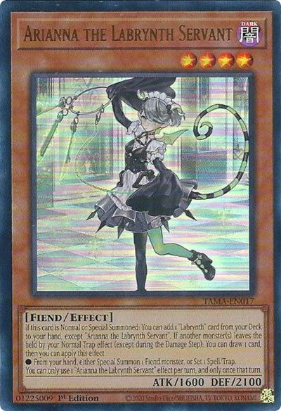 Arianna the Labrynth Servant (Ultra Rare) [TAMA-EN017-UR]
