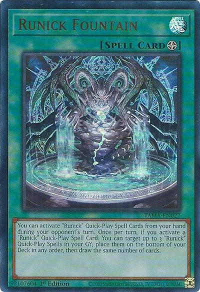 Runick Fountain (Ultra Rare) [TAMA-EN027-UR]