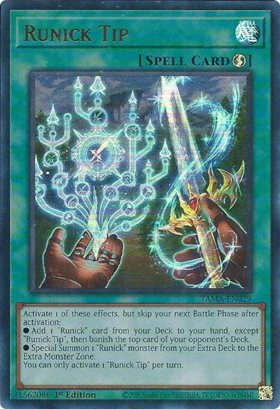 Runick Tip (Ultra Rare) [TAMA-EN029-UR]