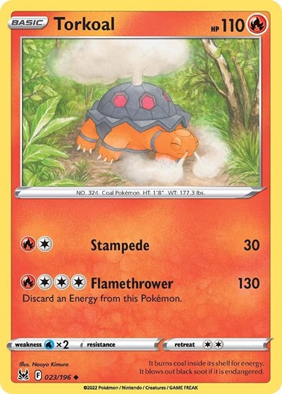 Torkoal - 023/196 (Uncommon) [LOR-023-U]