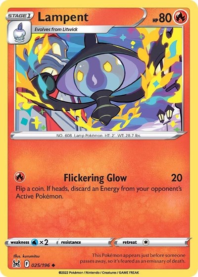 Lampent - 025/196 (Uncommon) [LOR-025-U]