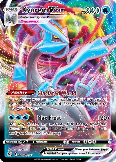 Kyurem VMAX - 049/196 (Ultra Rare) [LOR-049-UR]