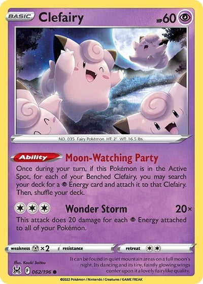 Clefairy - 062/196 (Common) [LOR-062-C]