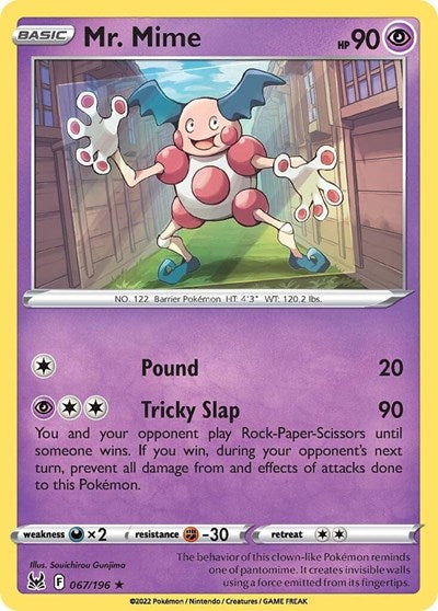 Mr. Mime - 067/196 (Rare) [LOR-067-R]