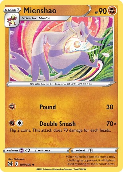 Mienshao - 104/196 (Uncommon) [LOR-104-U]