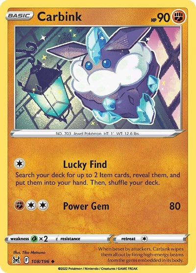 Carbink - 108/196 (Uncommon) [LOR-108-U]