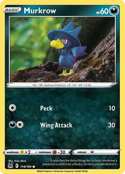 Murkrow - 114/196 (Common) [LOR-114-C]