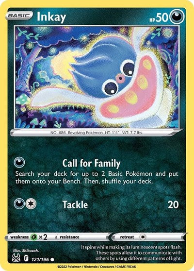 Inkay - 121/196 (Common) [LOR-121-C]
