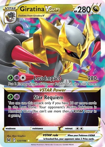 Giratina VSTAR - 131/196 (Ultra Rare) [LOR-131-UR]